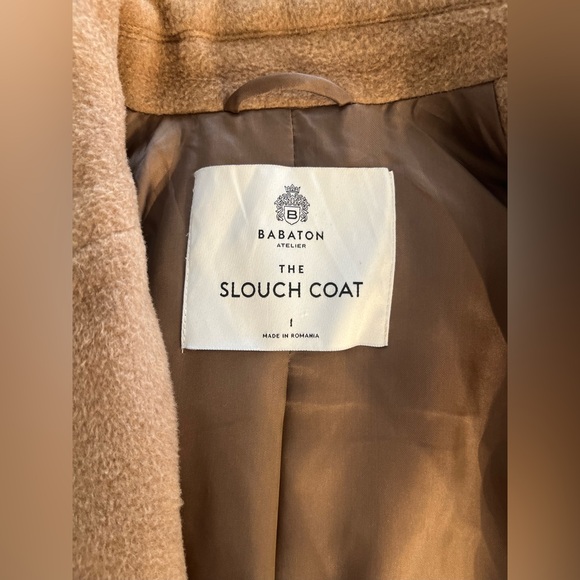 ** SOLD ** BABATON SLOUCH COAT - Picture 2 of 2